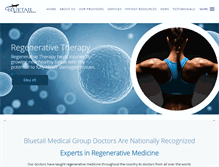 Tablet Screenshot of bluetailmedicalgroup.com